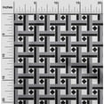 thumbnail image 1 of oneOone Polyester Lycra Fabric Diamond & Basketweave Geometric Print Sewing Fabric BTY 56 Inch Wide, 1 of 1