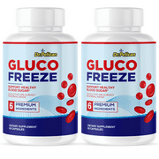 Gluco Freeze- Glucose/ Blood Sugar/ Energy- 2 Bottles- 120 Capsules- Dr. Pelican