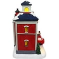 thumbnail image 2 of Christmas Village Animated Fire Station Pre-lit Musical Snow Village Collectible Building Perfect Addition to Your Christmas Indoor Decorations & Holiday Displays (Moving Truck), 2 of 7