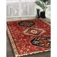 thumbnail image 3 of Ahgly Company Machine Washable Indoor Rectangle Traditional Tomato Red Area Rugs, 10' x 13', 3 of 7