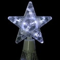 thumbnail image 3 of Northlight 9' Prelit Artificial Christmas Tree LED Show Cone Lighted Yard Art Decoration - Pure, 3 of 4