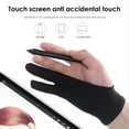 thumbnail image 5 of 1Pc Drawing Glove, Digital Art Glove, Drawing Glove Left and Right Hand, Palm Art Glove for Friction-Free, for Tablet Pad Monitor Painting Paper Sketching, Black, 5 of 7