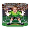 Party Central Pack of 6 Green and White Soccer Goalie Photo Prop Decors 37"