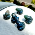 thumbnail image 3 of Natural Labradorite Frog Crystal  Handcrafted Labradorite Gemstone Frog, Spiritual and Healing Crystal Figurine, 3 of 6