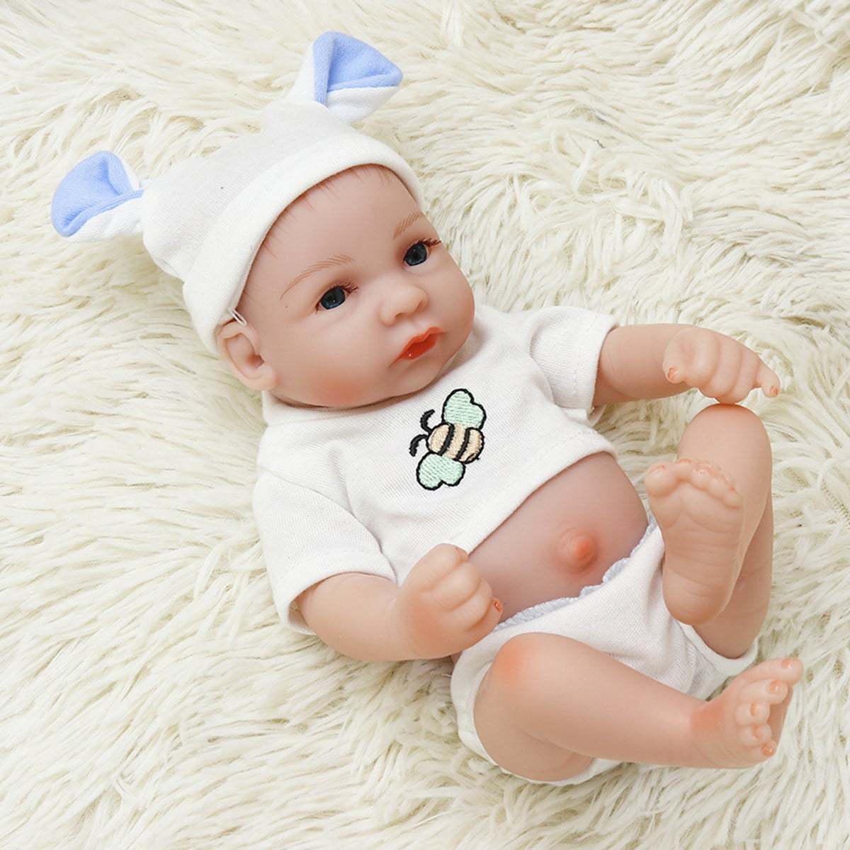 11" Lifelike Handmade Reborn Baby Doll Boy Infant Baby Doll Newborn ...