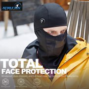 Athletin Thermal Balaclava Ski Mask, Windproof Winter Face Mask, Black