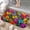 Colorful Butterflies, variant on 1pc Hemp Leaves Pattern on Blue Absorbent Non-Slip Bathroom Thickened Flannel Rug Decor,Soft,Quick Drying,Suitable For Indoor/outdoor Use,Bathrooms,Bedrooms,Kitchens,Terrace,Laundry Rooms,16"x24"