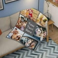thumbnail image 3 of Custom Blanket with Photo Texts Personalized Blankets and Throws Customized Happy Birthday Gifts for Women Men Dad Mom Wife Husband Grandma Grandpa Sister Daughter Son Best Friend Blankets, 3 of 5