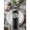 thumbnail image 3 of Cloth Napkins Set of 4 - 20x20 Inches, Black White Washable Reusable Table Napkins, Gradient Gray Monochrome Minimalist Stripe Soft & Absortbent Dining Napkin for Party Wedding Hotel Restaurant, 3 of 8