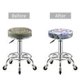 thumbnail image 3 of Cute Dog Puppy pink Round Bar Stool Seat Covers, Elastic Round Chair Cover Stool Seat Slipcover Bar Stool Cushions Round Pad for 12-14 inch, 3 of 5