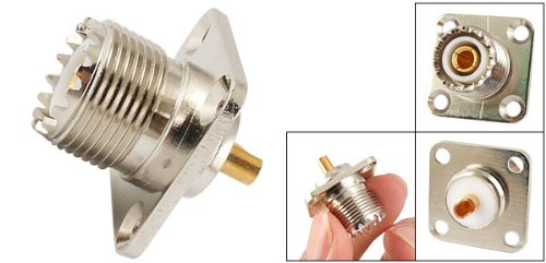 US Stock UHF Female Jack SO239 Panel Chassis Mount Connector