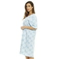 thumbnail image 2 of Just Love Short Sleeve Nightgown Sleepwear for Women (Floral Medallion, 3X), 2 of 2