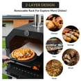 thumbnail image 1 of Kojooin Four à Pizza Extérieur au Bois, Machine à Pizza Portable avec Pierre, Pelable, Grille, Roues et Couvercle Imperméable, 1 of 8