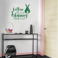 thumbnail image 3 of Easter Day Vinyl Wall Art Decal - Cotton Tails and Bunny Trails - 19" x 23" - Resurrection Sunday Pascha Holiday Modern Home Living Room Bedroom Apartment Office Work Decor, 3 of 4