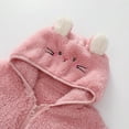thumbnail image 4 of DHFJKG Toddler Teddy Jackets Zip Up Hoodies Windproof Hooded Cute Animals Fuzzy Warm Coat For Kids Boys Girls 1-5 Years Lovely Outerwear, 4 of 8