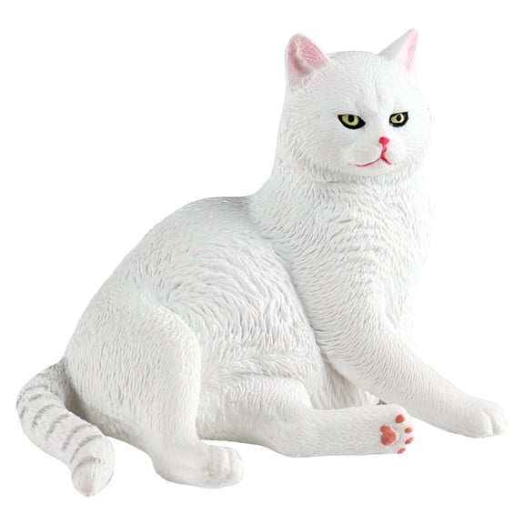 Decorative Garden Cat Figurine Small Cat Sculpture Outdoor Garden Decor Craft Supply