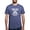 Heather Blue, variant on - Captain Dad Clothes Boat Apparel Novelty Gift T Sh - Mens Tri-blend T-Shirt