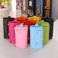 thumbnail image 6 of Ludlz Faux Leather Key Organizer Case Keychain Holder Magnetic Button Pouch Bag Gift, 6 of 7