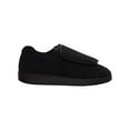 thumbnail image 3 of Silverts Men Extra Extra Wide Slippers, 10, Black, 3 of 5