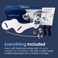 thumbnail image 3 of LUXE Bidet NEO 110 - Non-Electric Bidet Attachment, Adjustable Water Pressure, Rear Wash (Blue), 3 of 10