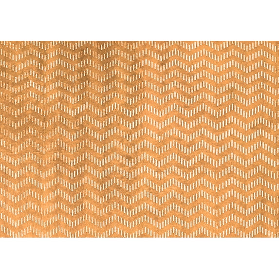 Ahgly Company Indoor Rectangle Oriental Orange Industrial Area Rugs, 2' x 5'