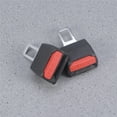 thumbnail image 3 of 2pcs Universal Car Safety Seat Belt Seatbelt Clip Extender Extention Buckle (Black), 3 of 8