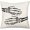 Skeleton Hand White, variant on Boo Pillow Cases Halloween Decorations Pillow Covers Black White (Plain Linen Color) Ghost Pillow Halloween Quotes Home Bedroom Sofa Couch Decor Cushion Cover Cotton Linen 20x20 Inch A004