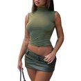 thumbnail image 1 of Camiseta de verano para Mujer Ygjytge Tank Top Verde T XXL, 1 of 6