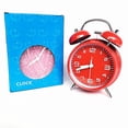 thumbnail image 4 of Reloj despertador con doble campana para personas pesadas, retroiluminación, funciona con pilas, reloj despertador antiguo para dormitorios (rojo), 4 of 5