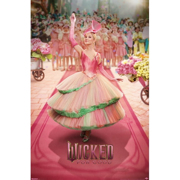 Wicked: For Good (2025) - Glinda Swirl Skirt One Sheet Wall Poster, 22.375" x 34"