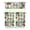 White-356, variant on Hawaiian Beach Landscape Kitchen Curtains Set, Rod Pocket Light Filtering Curtains, Aloha Inspired Kitchen Window Curtains