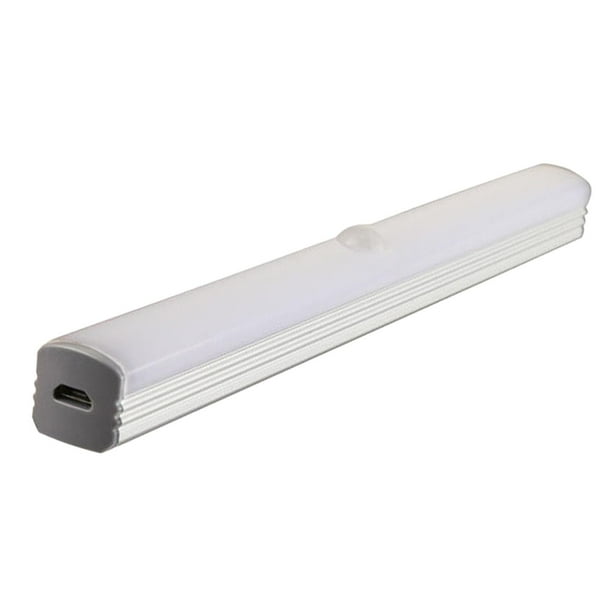 Luz LED para armario, recargable por USB, con sensor de movimiento y atenuador. Luz blanca de 500 mm