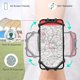 thumbnail image 3 of Brazalete deportivo giratorio de 180 grados para teléfono móvil, brazalete para correr al aire libre para hombres y mujeres, brazalete giratorio para teléfono móvil, adecuado para la mayoría de l, 3 of 4