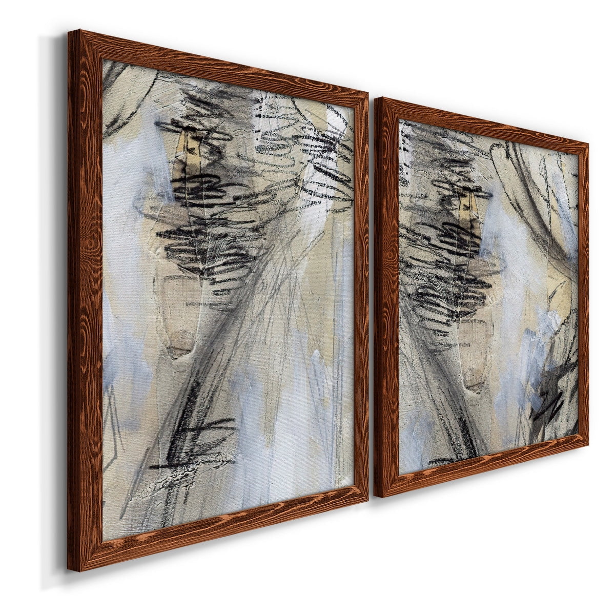 Masked Notes V - Premium Framed Canvas 2 Piece Set - Ready to Hang