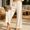 White, variant on Linen Pants Women Breathable Drawstring Elastic Waist Capri Pants with Lace Side Summer Casual Beach Trousers White XL(XL)