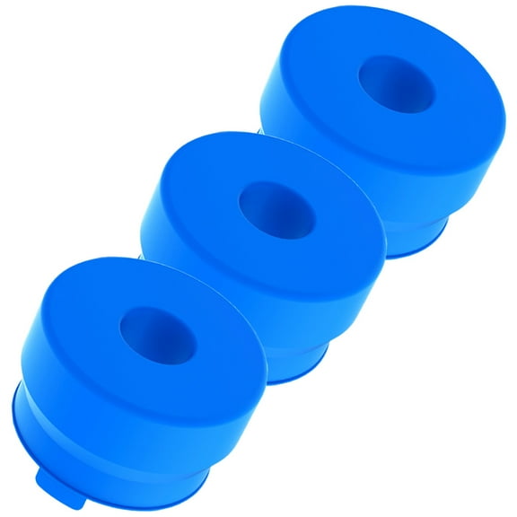 CIMAXIC Silicone Water Jug Lid Blue 3Pcs Protect Water Cleanliness