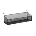 thumbnail image 4 of Estante de cabecera, cesta de almacenamiento colgante multifuncional, estantes flotantes, organizador de pared de oficina para , pañuelos y grande negro, 4 of 8