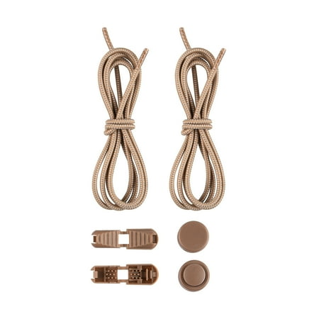 

YIMIAO 1 Set No Tie Shoelaces Elastic Heavy Duty Lock Adjustable Multi-colored Kids Adults Tieless Sports Shoe Strings Shoes Accessories