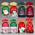 thumbnail image 3 of Caja de papel de Feliz Navidad, bolsa de embalaje de recuerdo de Papá Noel, decoración de fiesta de año nuevo, 5/10/20 piezas, 2024, 3 of 4