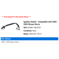 thumbnail image 2 of Ignition Switch - Compatible with 2000 - 2005 Nissan Xterra 2001 2002 2003 2004, 2 of 2