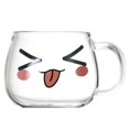 thumbnail image 1 of Coofit 5.07oz Espresso Cup Creative Cute Expression Espresso Glass Coffee Glass Tea Cup, 1 of 10