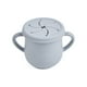 thumbnail image 1 of A prueba de derrames Reutilizable para bebés Soporte para bocadillos de mano Taza de silicona Comida para el hogar Almacenamiento de bocadillos Caja de jugo Entrenamiento Mini contenedor Gris seitruly BA000340-01, 1 of 7