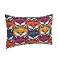 thumbnail image 2 of Balery Fox Face Bedding Queen Pillow Cases - Envelope Closure - Soft Brushed Microfiber Fabric - Shrinkage and Fade Resistant Pillow Cases-16"x24", 2 of 9