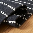 thumbnail image 6 of SAFAVIEH Kilim Ksenija Striped Cotton Area Rug, Black/Ivory, 9' x 12', 6 of 7