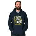 thumbnail image 3 of Strong With the Lord Christian Faith Hoodie Sweatshirt Women Men Brisco Brands M, 3 of 6