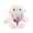 cream; green; pink, variant on Lamb Stuffed Animal, Sheep Stuffed Animal, Plush Stuffed Animals, Green Stuffed Animal, 8 In, Cream White Body, Nursery Decor for Girls, Soft Fuzzy Texture, Ruffled Light Green
