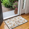 thumbnail image 2 of Cartoon Corgi Door Rugs,Washable Non Slip Door Mats Indoor,Decorative Door Mats,Entry Mat Indoor for Entrance,Bedroom,Kitchen,Bathroom,30"x17", 2 of 6