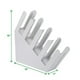 thumbnail image 3 of Soporte para vasos y tapas Mind Reader Fancy Acrílico Blanco 4 compartimentos, 3 of 3