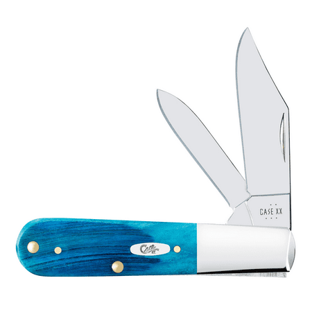 Case XX Knives Barlow Sawcut Caribbean Blue Bone 25581 Stainless Pocket Knife