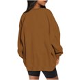 thumbnail image 4 of Chandail en Molleton de Noël pour Femmes 2023 Col Rond Mode Décontractée Manches Longues Imprimé de Noël Chandail en Molleton Blouse en Solde, 4 of 5